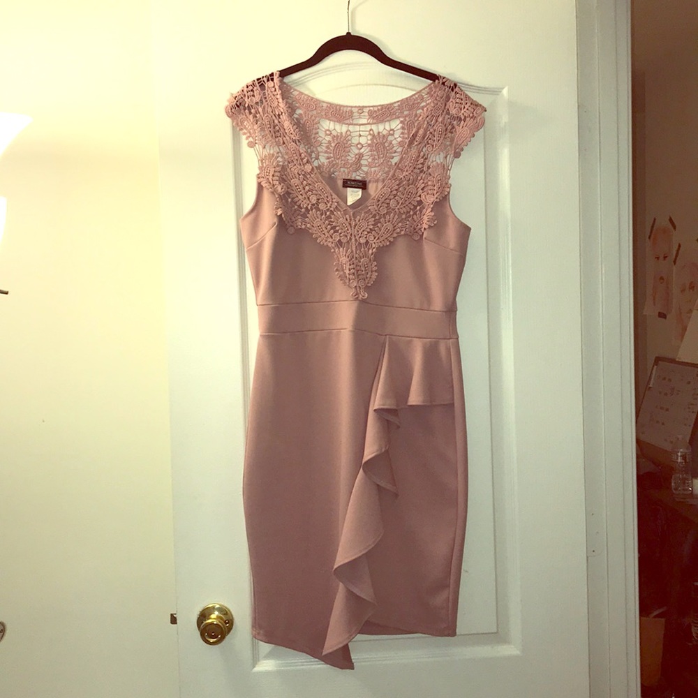 Lacy pencil dress